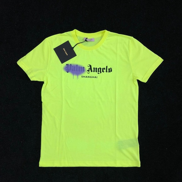 Neon green palm angels shirt Clearance